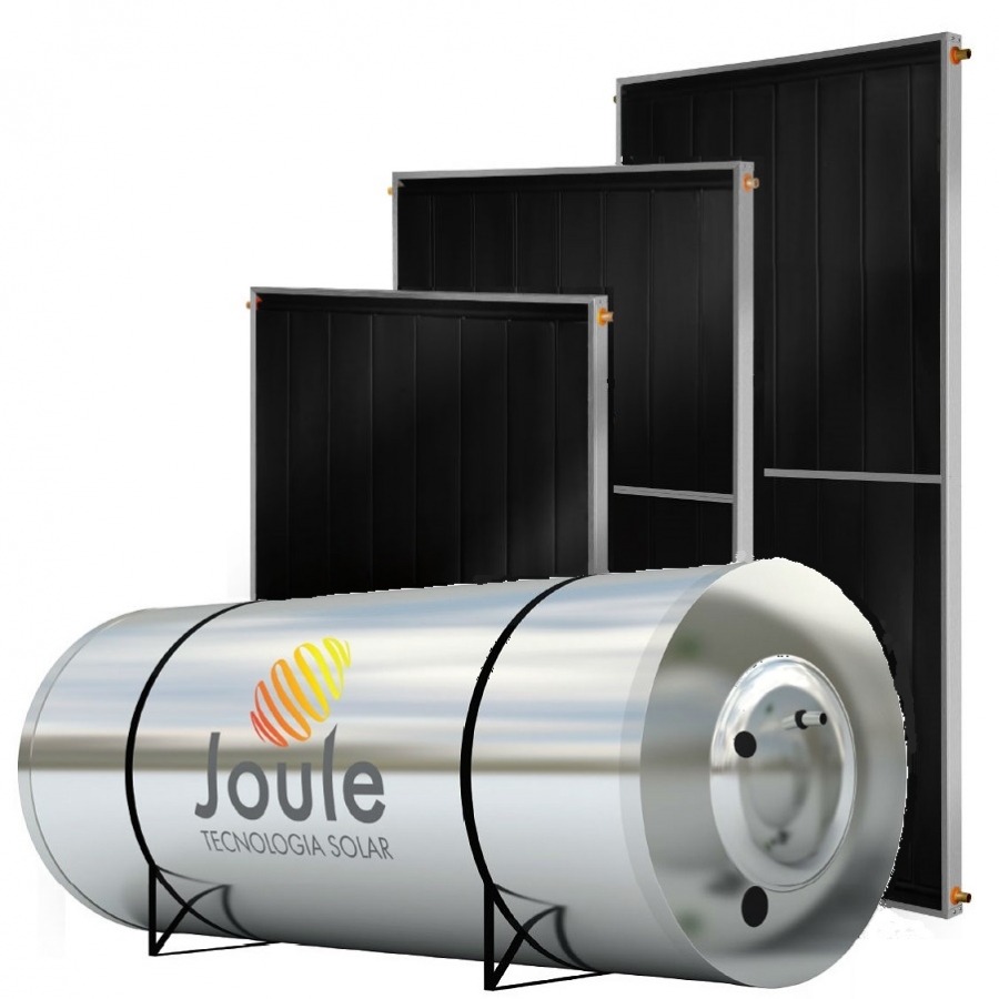kit aquecedor solar 500 litros em PPR3 e 3 coletor solar 1,50 x 1,00 metros vidro temperado 